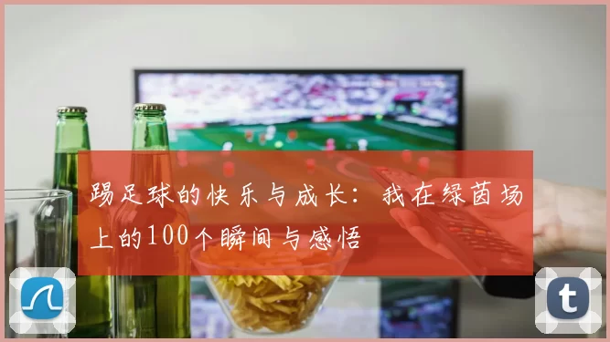 踢足球的快乐与成长：我在绿茵场上的100个瞬间与感悟